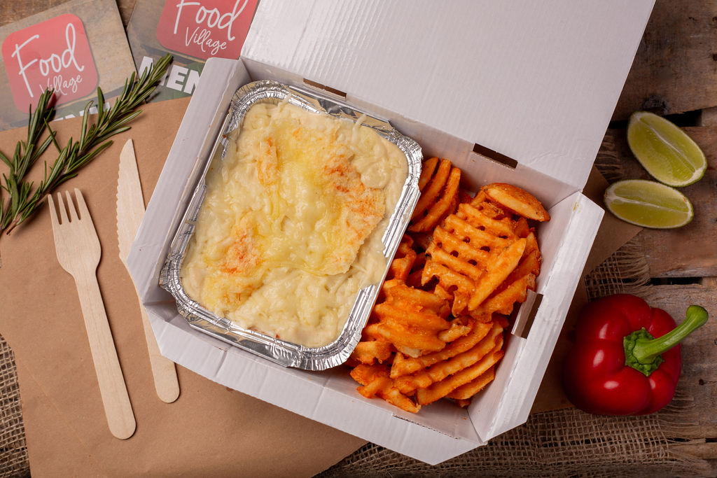 Roast Chicken, Potato & Seasonal Vegetables - Food Village School Meals