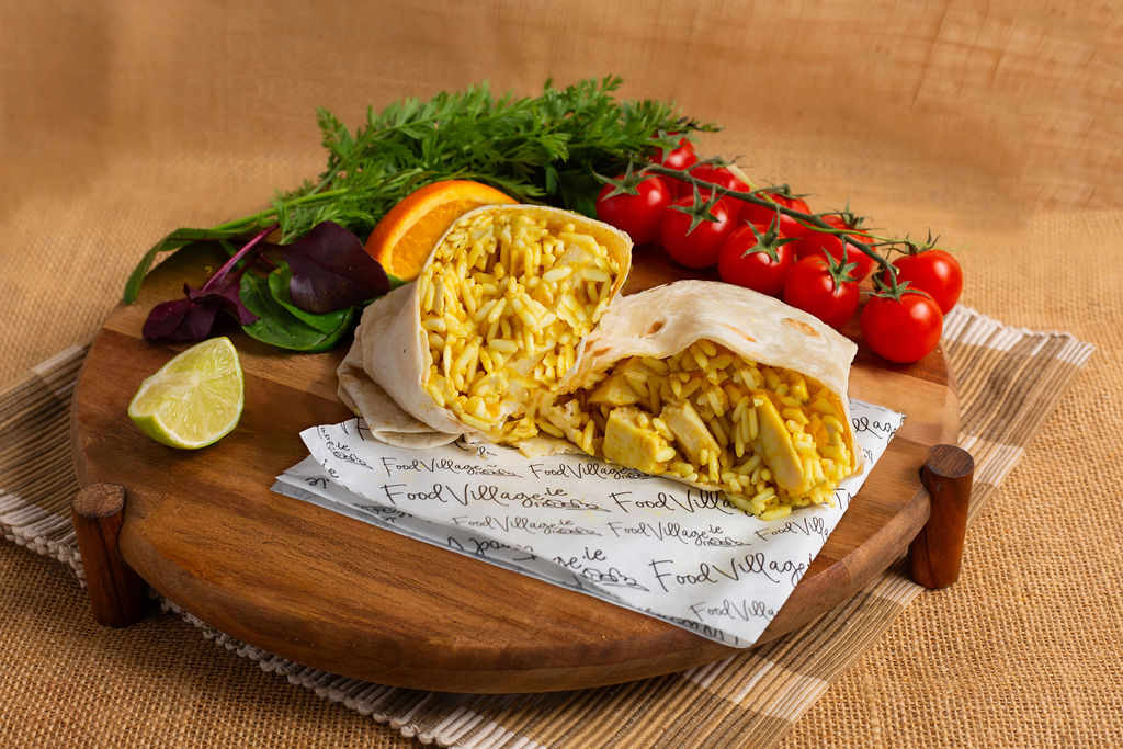 Food Village School Meals Curry-infused Pulled Chicken & Rice