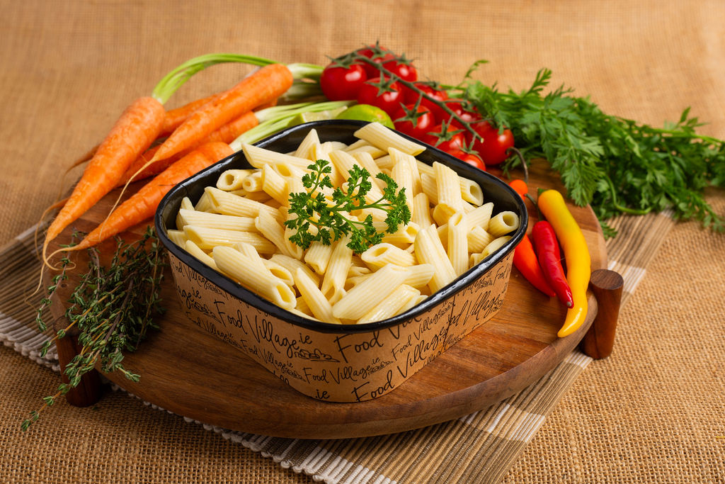 Food Village School Meals Penne Pasta with Butter
