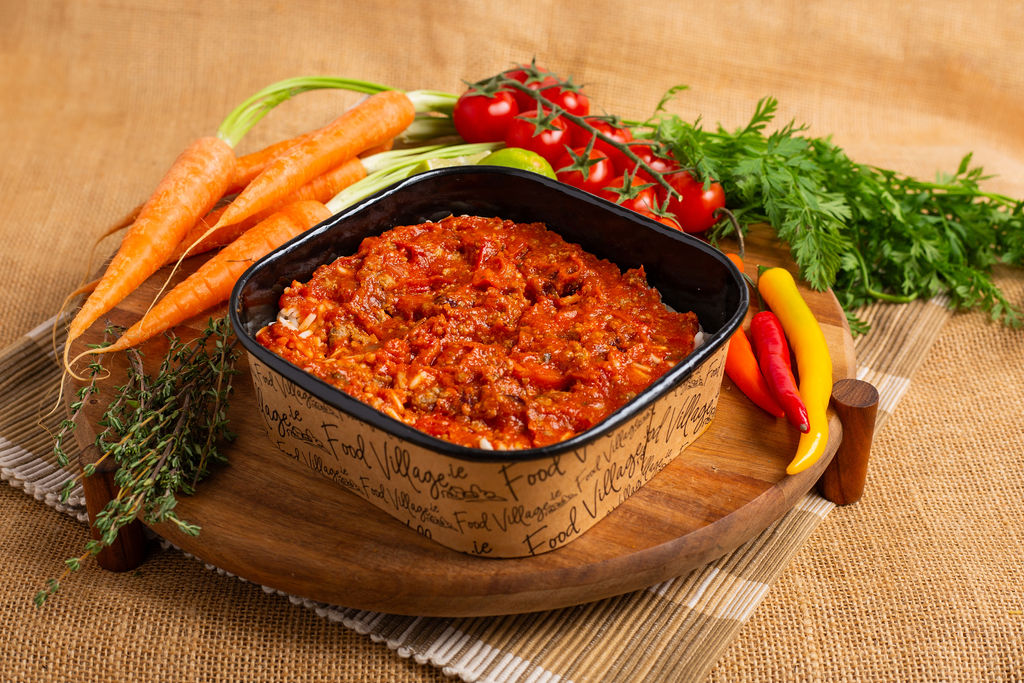 Food Village School Meals Chilli Con Carne & Rice