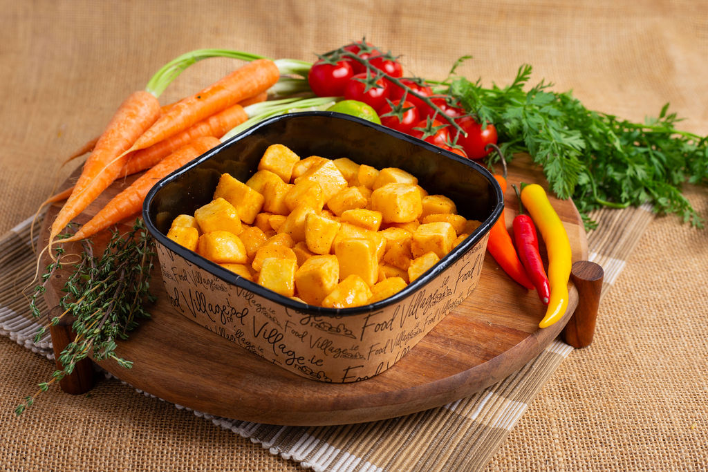 Food Village School Meals Oven baked potato cubes