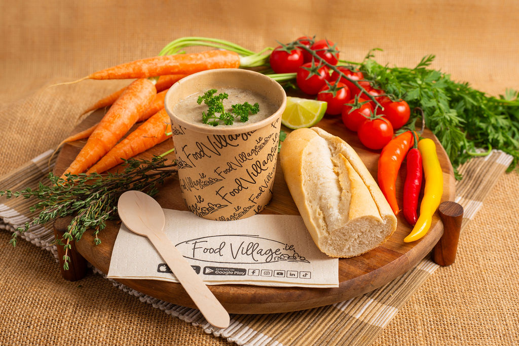 Food Village School Meals Homemade Creamy Mushroom Soup