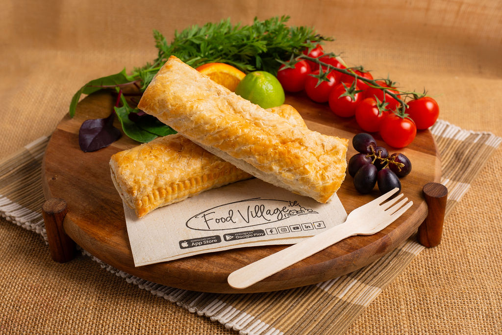 Food Village School Meals Two Large Sausage Rolls