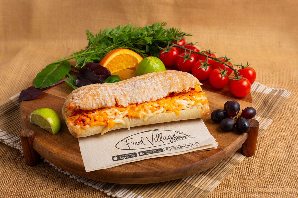 Food Village School Meals Mozzarella & Tomato Ciabatta