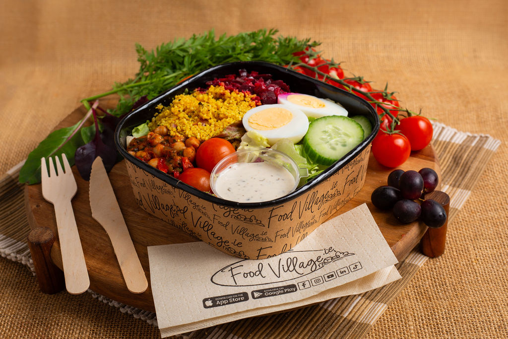 Food Village School Meals Protein Packed Salad