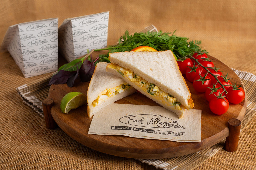 Food Village School Meals Egg Mayo on White Mega-Bite Bread