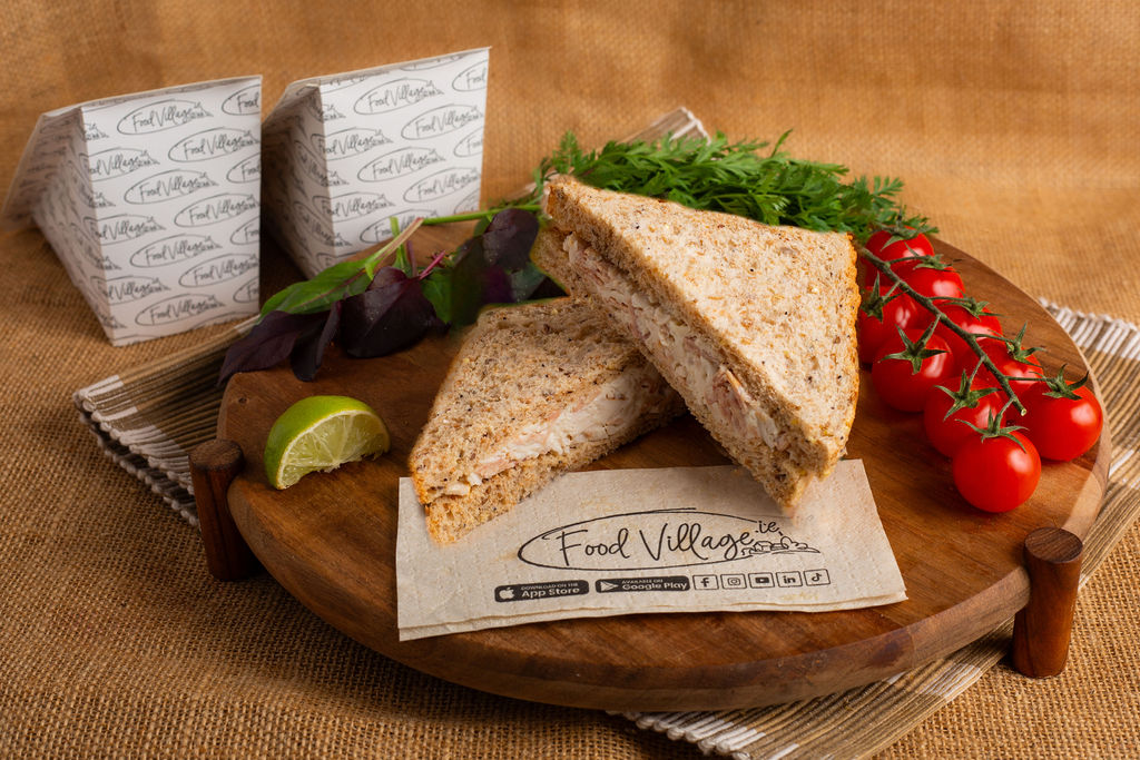 Food Village School Meals Chicken & Bacon on Multigrain Bread