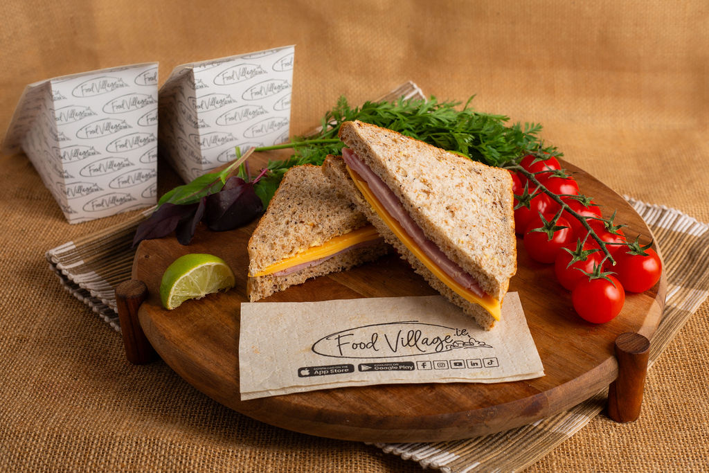 Food Village School Meals Ham & Cheese on Multigrain Bread
