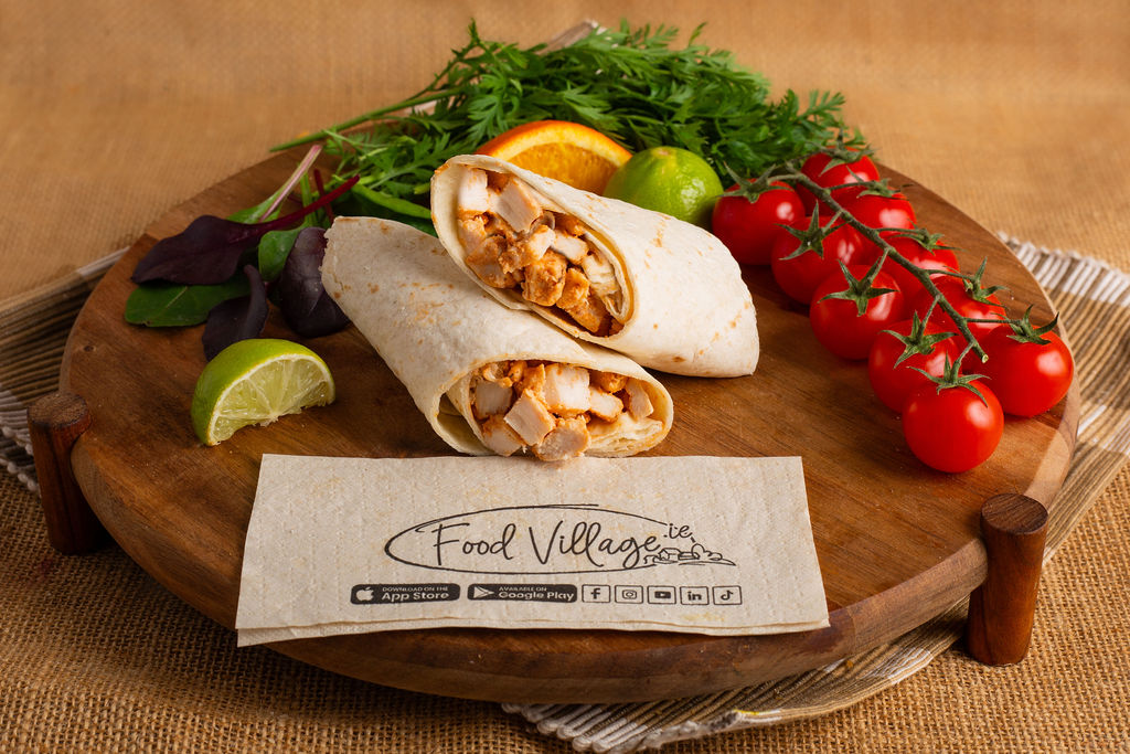 Food Village School Meals Cajun Chicken Wrap