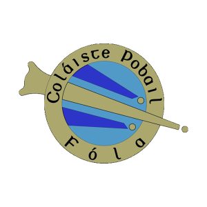 Coláiste Pobail Fóla crest