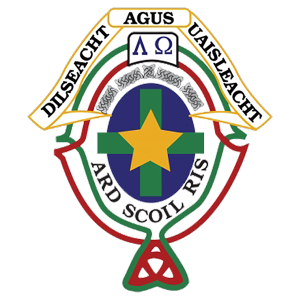 Ardscoil Rís crest