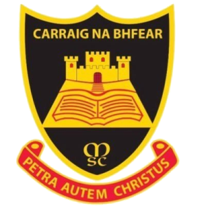 Coláiste an Chroí Naofa crest